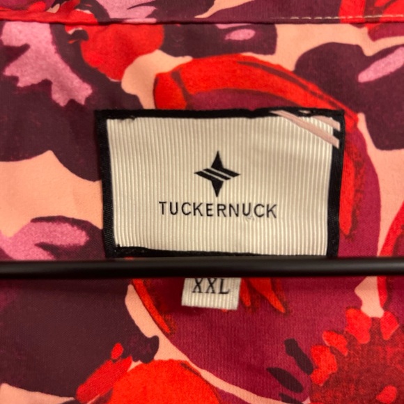 Tuckernuck Red and Pink Floral Tunic - Picture 3 of 4